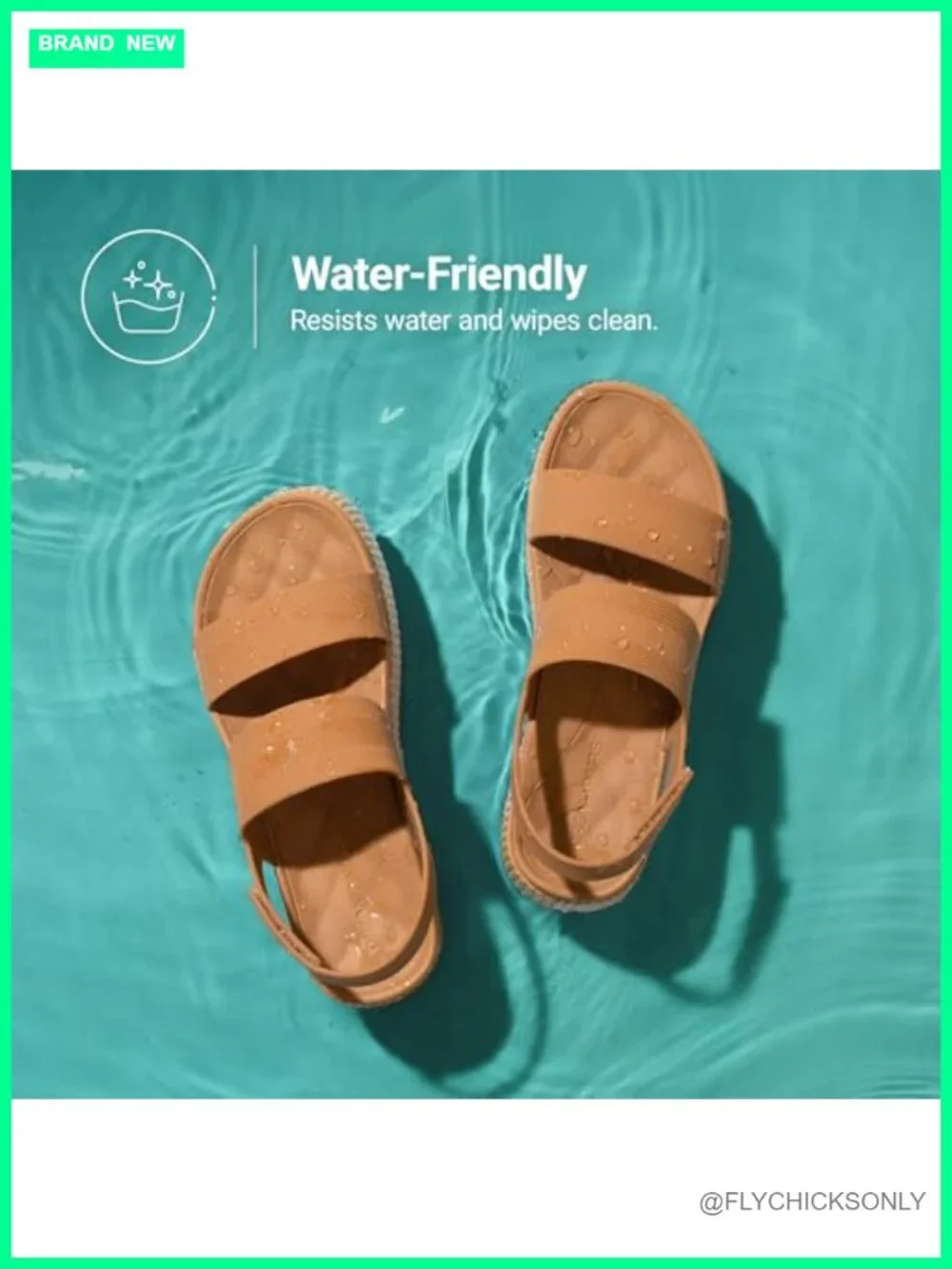 Waterproof Lightweight Platform Sandals, TPU Upper, Arch Support, Non-Slip